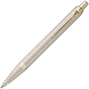 Ручка шариковая Parker IM Professionals Monochrome Champagne, золотистая для нанесения логотипа