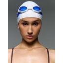 Очки для плавания Swimatic, синие с белым для нанесения логотипа