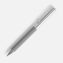 Ручка шариковая Eyeshot Soft Touch, серая для нанесения логотипа
