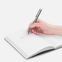 Ручка шариковая Eyeshot Soft Touch, серая для нанесения логотипа
