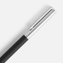 Ручка шариковая Eyeshot Soft Touch, черная для нанесения логотипа