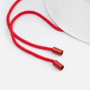 Круглый шнур Lasso L, красный, 130 см для нанесения логотипа