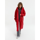 Дождевик RainDrop, красный, размер M/L для нанесения логотипа
