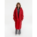 Дождевик RainDrop, красный, размер M/L для нанесения логотипа