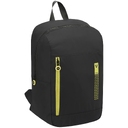 Складной рюкзак Compact Neon, черный с зеленым для нанесения логотипа