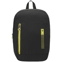 Складной рюкзак Compact Neon, черный с зеленым для нанесения логотипа