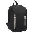 Складной рюкзак Compact Neon, черный с белым для нанесения логотипа