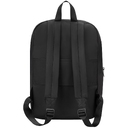 Складной рюкзак Compact Neon, черный с белым для нанесения логотипа