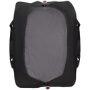 Сумка дорожная Compact Neon, черная с розовым для нанесения логотипа