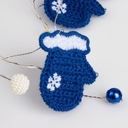 Гирлянда Merry Mittens, синяя для нанесения логотипа