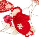Гирлянда Merry Mittens, красная для нанесения логотипа
