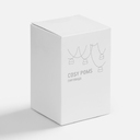 Гирлянда Cosy Poms, синяя для нанесения логотипа