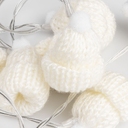Гирлянда Cosy Poms, белая для нанесения логотипа