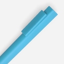 Ручка шариковая Swiper SQ Soft Touch, голубая для нанесения логотипа