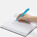 Ручка шариковая Swiper SQ Soft Touch, голубая для нанесения логотипа