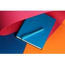 Ручка шариковая Swiper SQ Soft Touch, голубая для нанесения логотипа