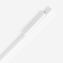 Ручка шариковая Swiper SQ Soft Touch, белая для нанесения логотипа