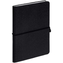 Блокнот Saffian Mini, черный для нанесения логотипа