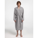 Халат вафельный Kimono, светло-серый, размер M/L для нанесения логотипа