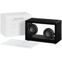 Bluetooth-колонка со светомузыкой Sensofonic, черная для нанесения логотипа