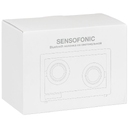 Bluetooth-колонка со светомузыкой Sensofonic, черная для нанесения логотипа