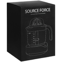 Электрическая соковыжималка для цитрусовых Source Force, серебристо-черная для нанесения логотипа