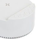 Bluetooth-колонка с беспроводной зарядкой relaxTime, белая для нанесения логотипа
