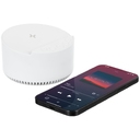 Bluetooth-колонка с беспроводной зарядкой relaxTime, белая для нанесения логотипа