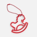 Цепочка для крепления Sharic, красная для нанесения логотипа