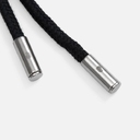 Наконечник для шнурка Nozzle, ver.2, серебристый (хром) для нанесения логотипа