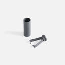 Наконечник для шнурка Nozzle, ver.2, серый для нанесения логотипа