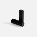 Наконечник для шнурка Nozzle, ver.2, черный для нанесения логотипа