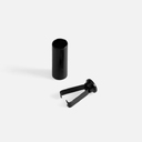 Наконечник для шнурка Nozzle, ver.2, черный для нанесения логотипа