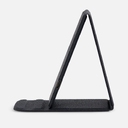 Подставка для смартфона с беспроводной зарядкой Kickstand, серая для нанесения логотипа