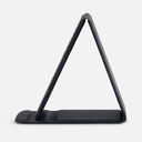 Подставка для смартфона с беспроводной зарядкой Kickstand, серая для нанесения логотипа
