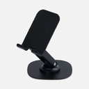 Подставка для смартфона Smartic Light, черная для нанесения логотипа