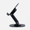 Подставка для смартфона Smartic Light, черная для нанесения логотипа