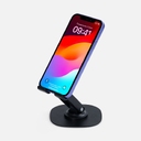 Подставка для смартфона Smartic Light, черная для нанесения логотипа