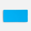 Лейбл Listra Soft Touch, XS, голубой для нанесения логотипа