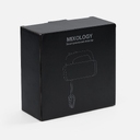 Миксер Mixology, серебристый с черным для нанесения логотипа