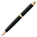 Ручка шариковая Razzo Gold, ver.2, черная для нанесения логотипа