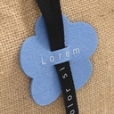 Заготовка из фетра Felt 100, голубая для нанесения логотипа
