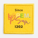 Заготовка из фетра Felt 100, желтая для нанесения логотипа