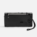 Bluetooth-колонка с радио Comradio, черная для нанесения логотипа