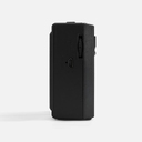Bluetooth-колонка с радио Comradio, черная для нанесения логотипа