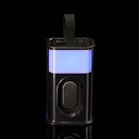 Bluetooth-колонка с подсветкой Groove, серая для нанесения логотипа
