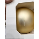 Оформительский шар Finery, 8 см, матовый золотистый для нанесения логотипа
