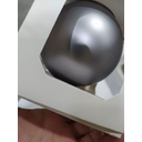 Оформительский шар Finery, 10 см, матовый серебристый для нанесения логотипа