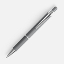 Ручка шариковая Chromos Soft Touch, серая для нанесения логотипа