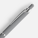 Ручка шариковая Chromos Soft Touch, серая для нанесения логотипа